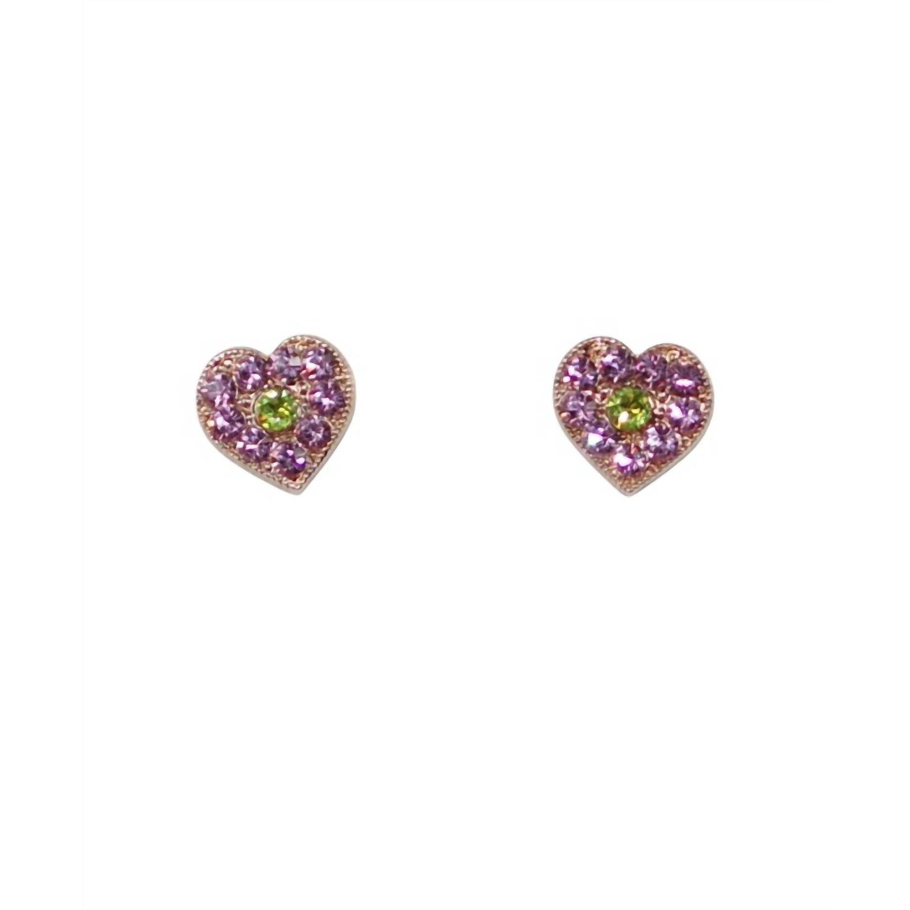New Mariana Women's Parasol Earrings In Pink / Green